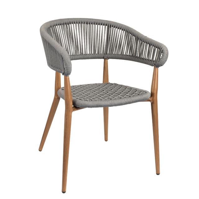 Madrid Stackable Armchair, Natural