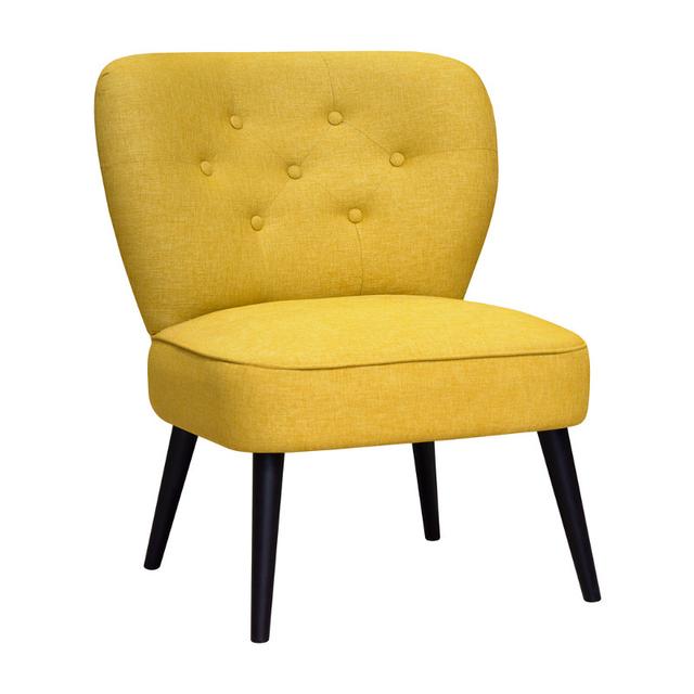Cocktail Lounge Chair, Buttoned Back