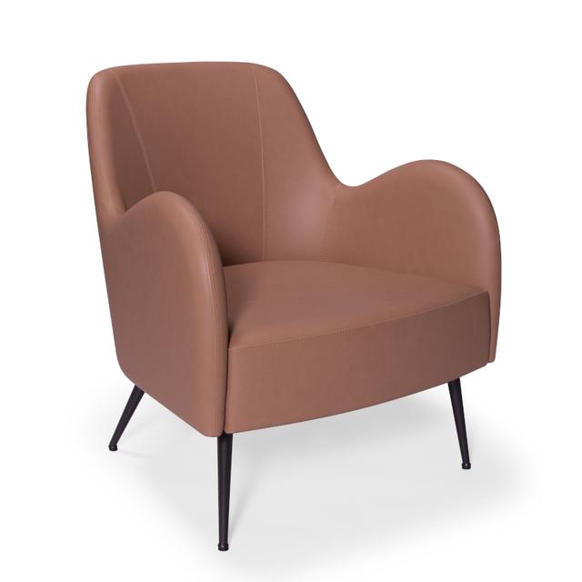Yvonne Lounge Chair, Metal Legs