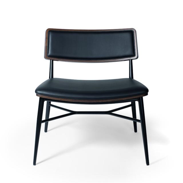 Naika Lounge Chair, Open Upholstered Back