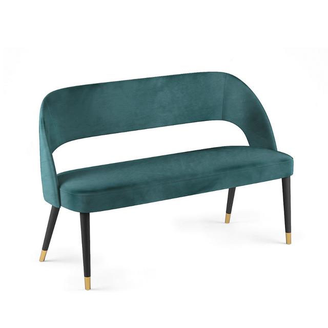 Artù Two Seat Sofa With Brass Footcaps