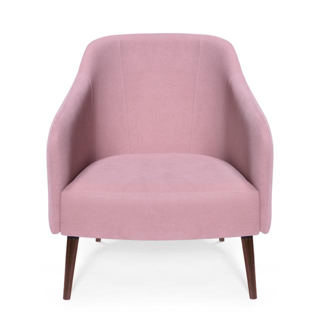 Yvonne Beta Lounge Chair, Wood Legs