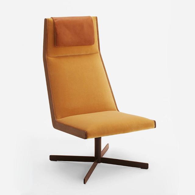 Stilo Swivel Lounge Chair, High Back