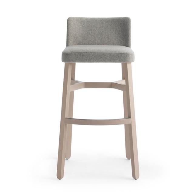 Croissant Bar Stool With Back