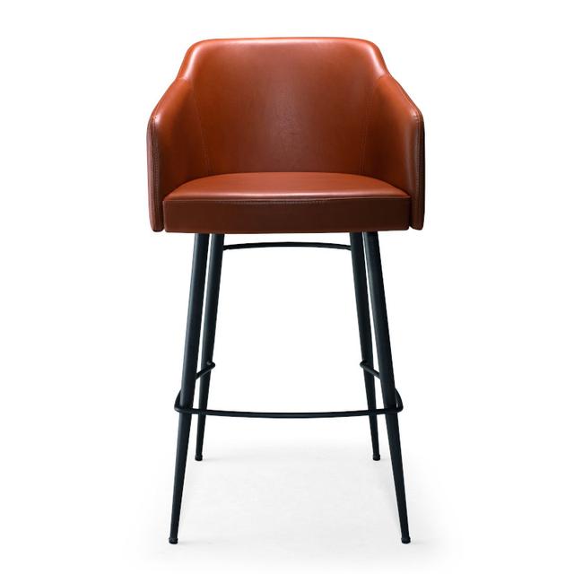 Yvonne Beta Bar Stool, Metal Legs