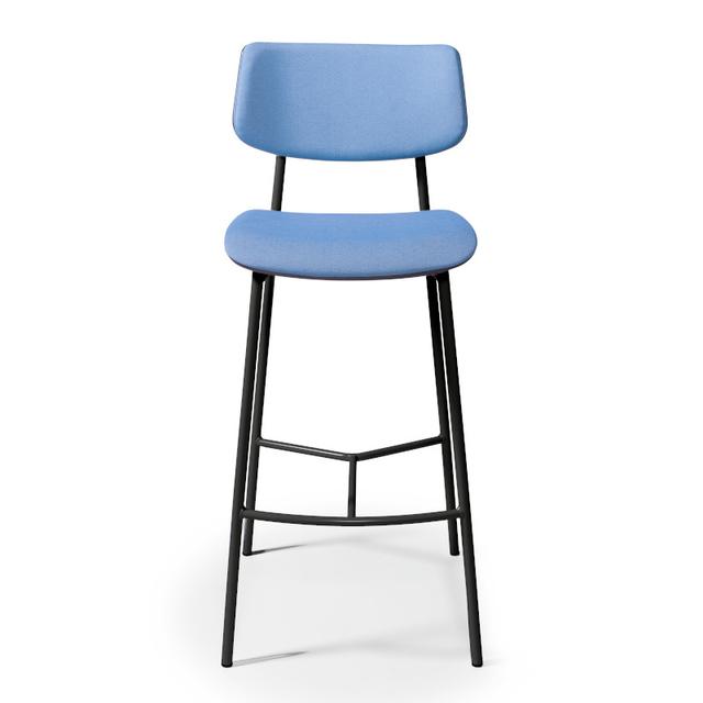 Meadow Bar Stool, Upholstered Seat & Back