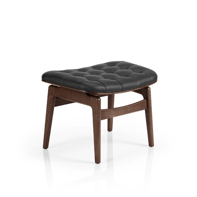 Chloe Foot Stool With Buttoned Upholstery