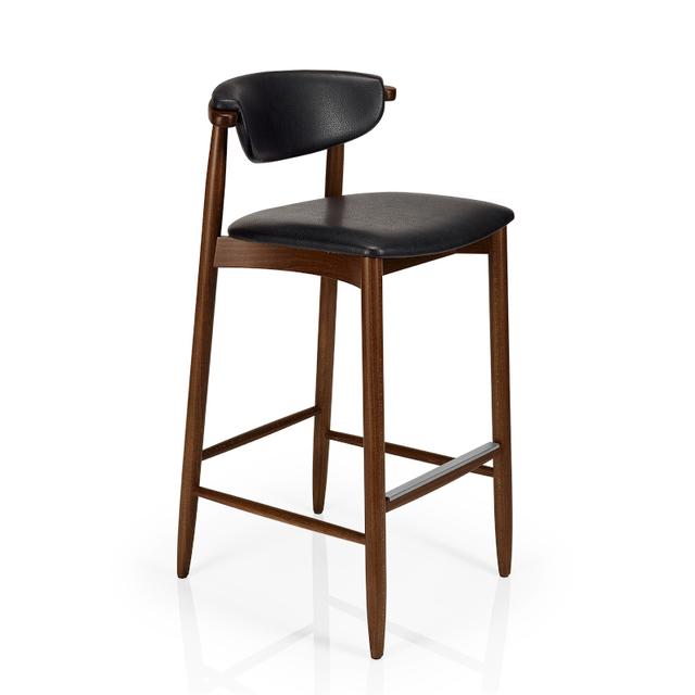 Joanne Bar Stool, Upholstered Seat and Back