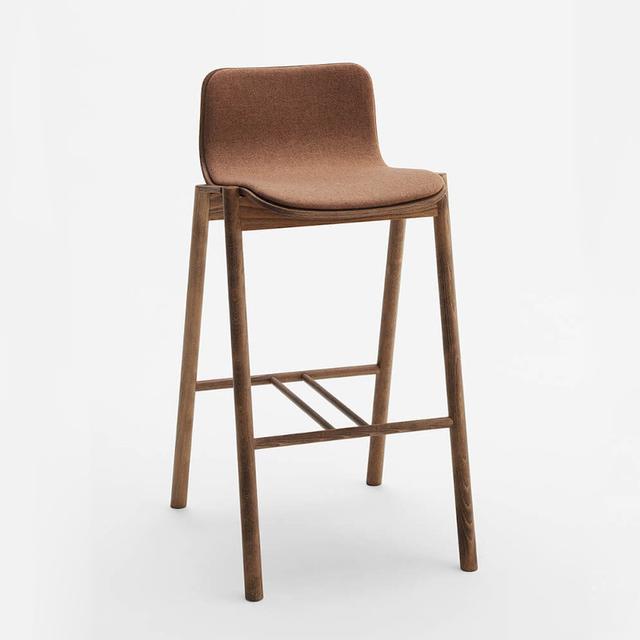 Tipi Bar Stool, Fully Upholstered