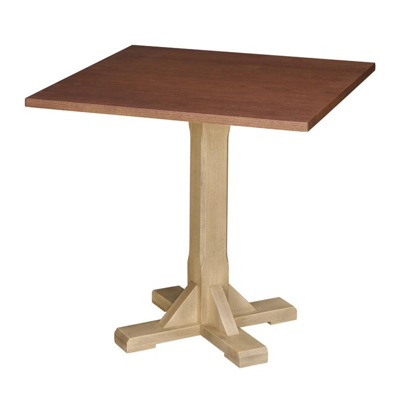 Washington pedestal table base in solid beech