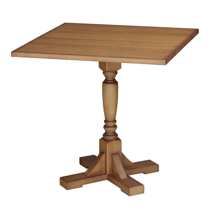 Harley pedestal table base in solid beech
