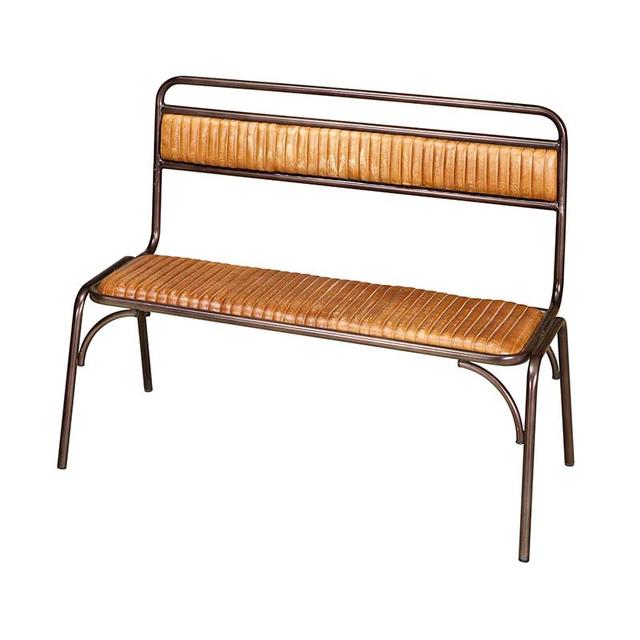 Clapham Leather Bench