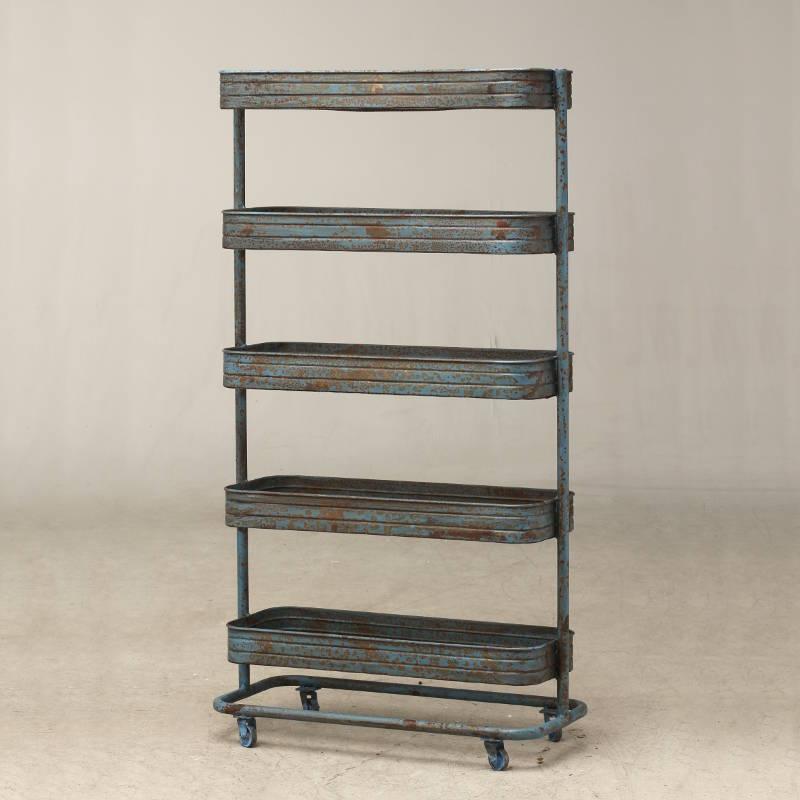 Industrial shelving trolley - 5 tier ATFUVF483