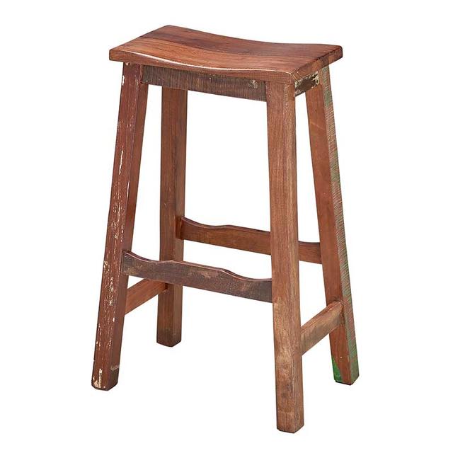 Patina teak bar stool