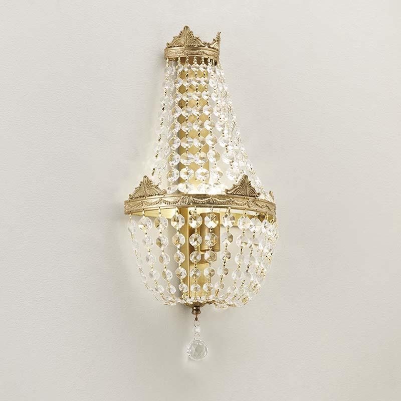 Empire crystal wall light Image 1