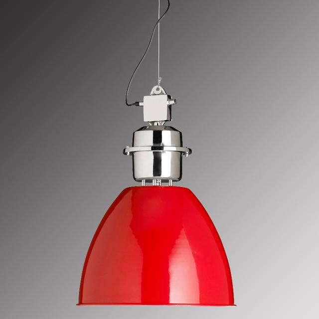 Industrial Pendant, Red