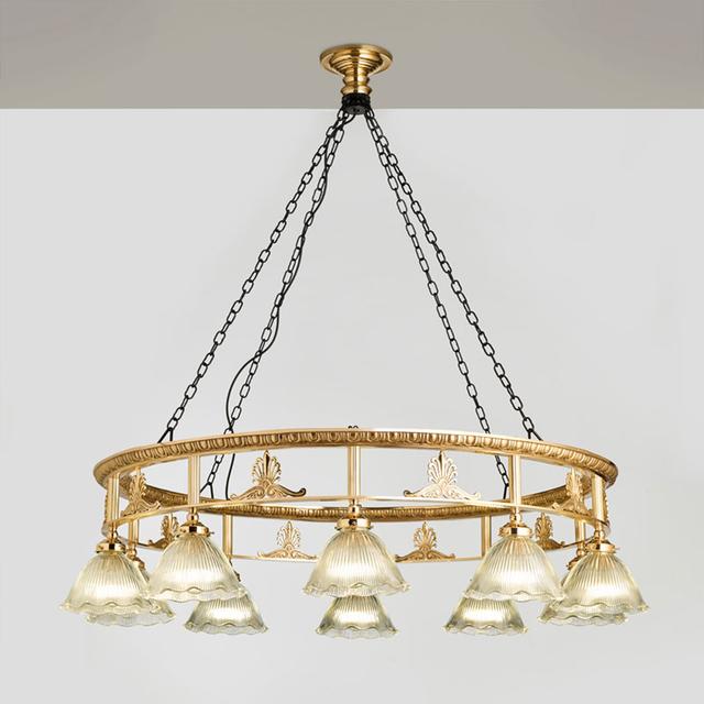 Gin Palace Ten Light Circular Pendant