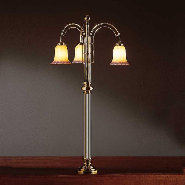 Post Light With Three Arms