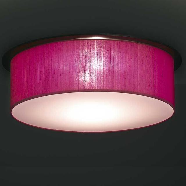 Saturno Zen Flush Ceiling Mounted Drum Shade
