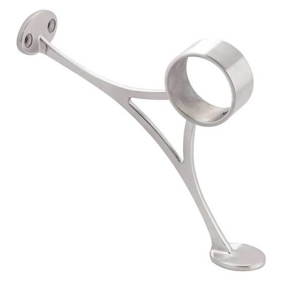 Stainless steel footrail bracket 51mm Image 1