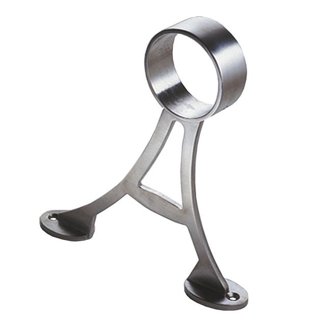 Stainless steel footrail bracket 38mm