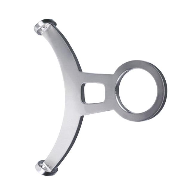 Stainless steel footrail bracket 51mm