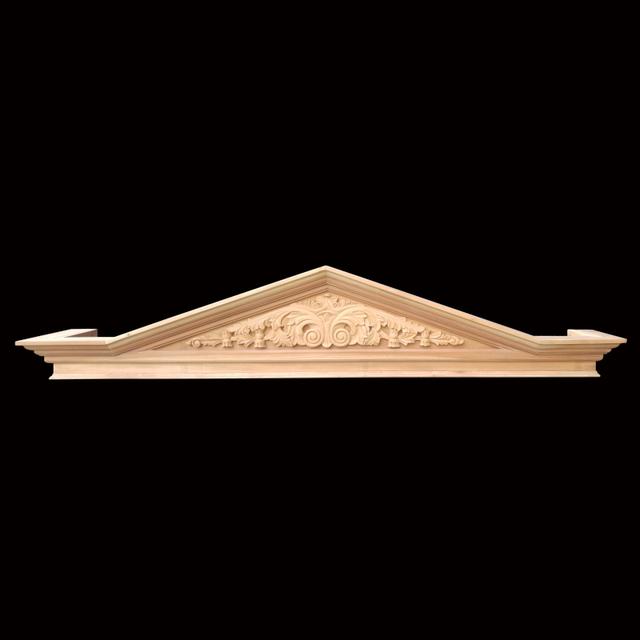 Mahogany Triangular Pediment