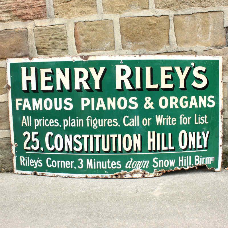 Vintage enamel sign - ATVMBRA4032