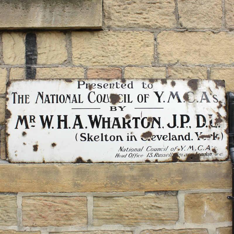 Vintage enamel sign - ATVMBRA4035