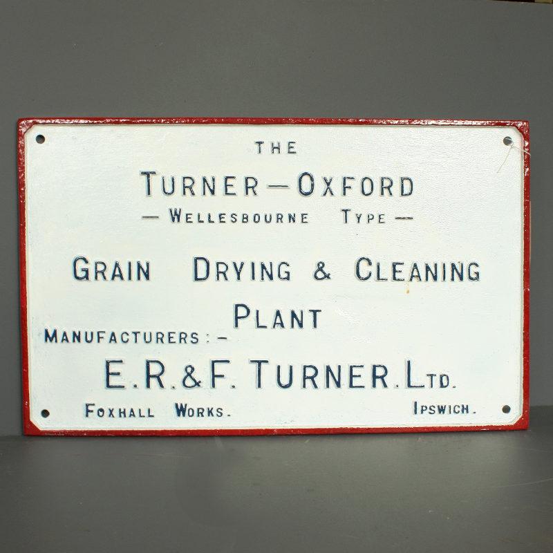 Vintage cast iron factory sign Image 1