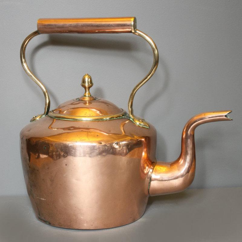 Vintage copper kettle Image 1