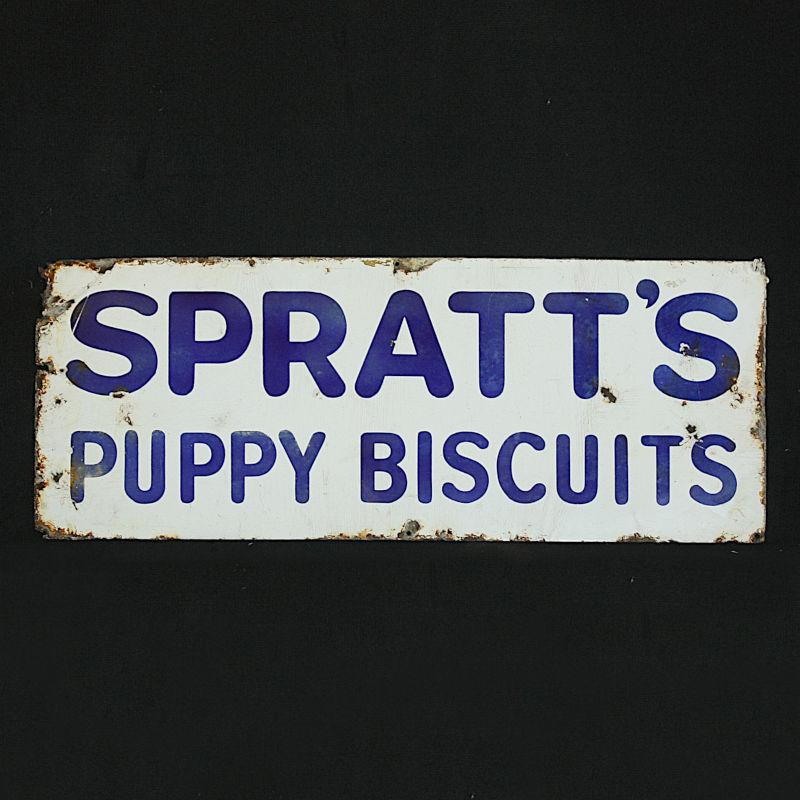 Vintage Spratts enamel sign Image 1