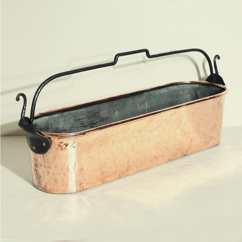 Victorian copper fish kettle Image 1