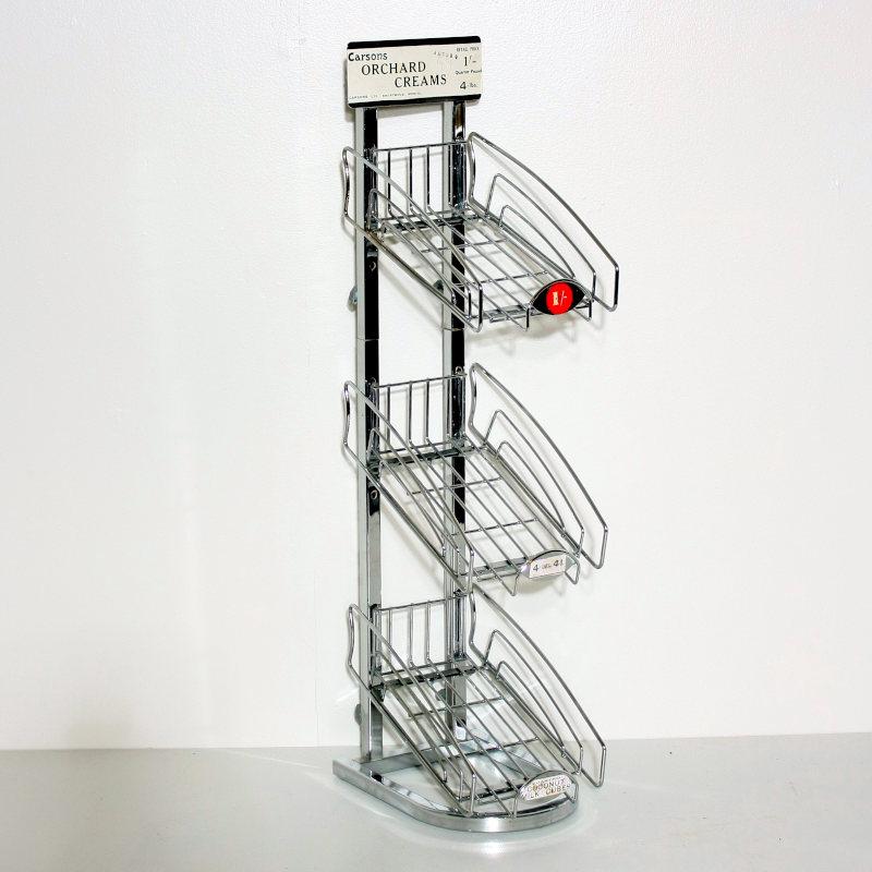 Vintage chrome display stand Image 1