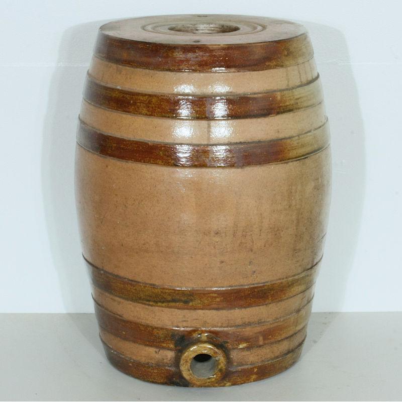 19th Century stoneware barrel Image 1