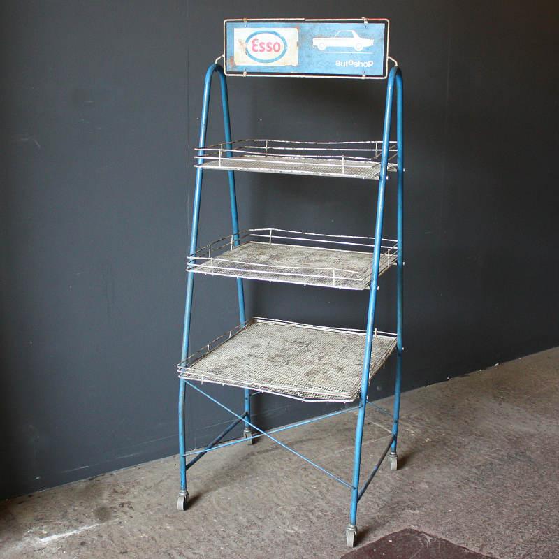 Vintage metal shelving rack - ATVMFUF1076