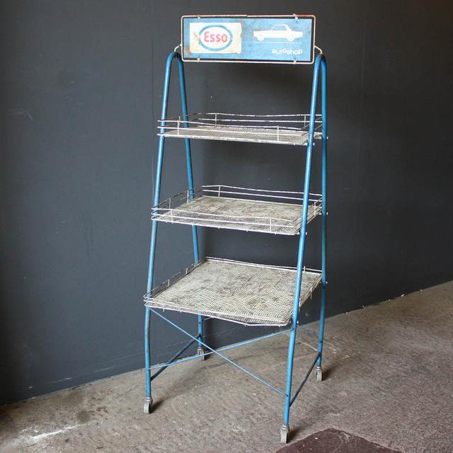 Vintage Metal Shelving Rack