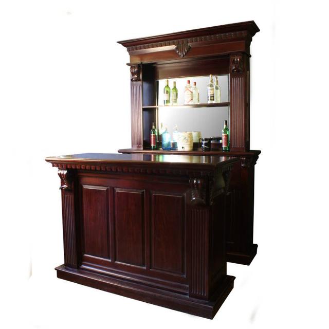 Reproduction Mahogany Bar, 1.5m
