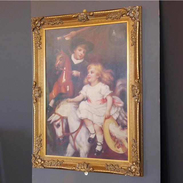 Rococo Style Gilt Framed Print