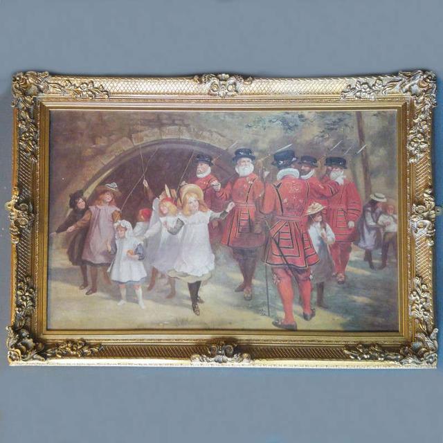 Antique Style Gilt Framed Print