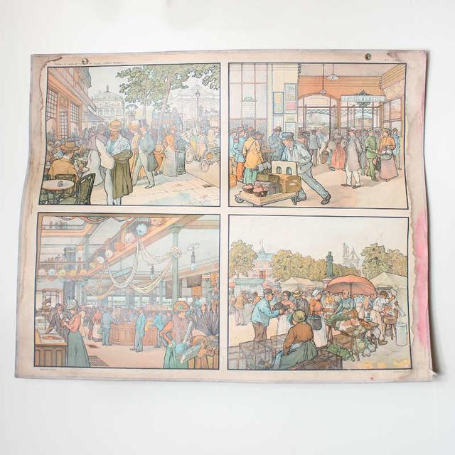 Vintage French School Chart