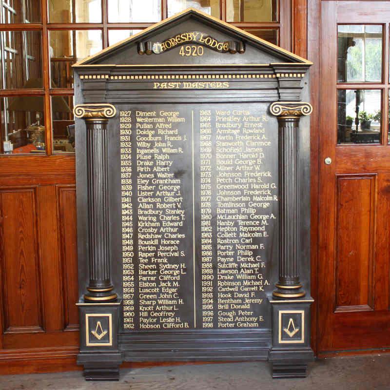 Vintage Lodge honours board Image 1