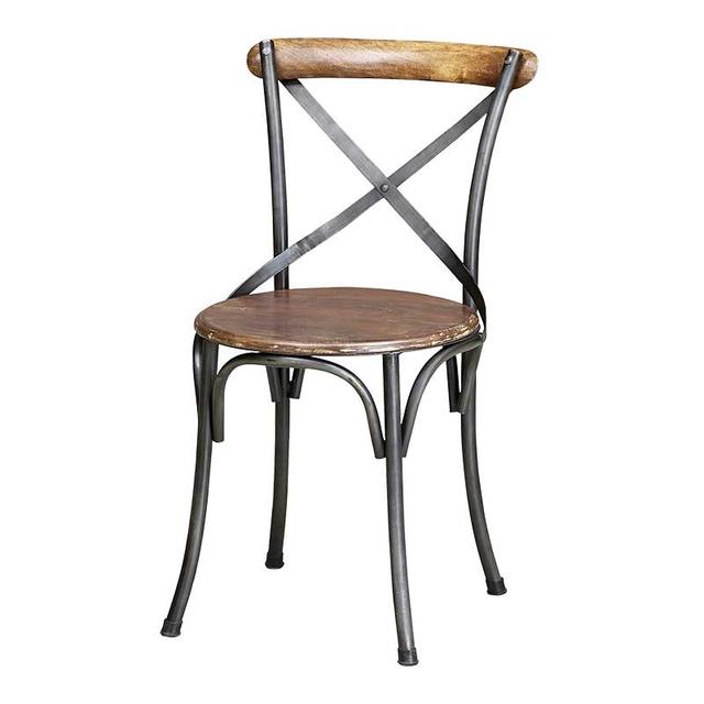 Cross Back Side Chair