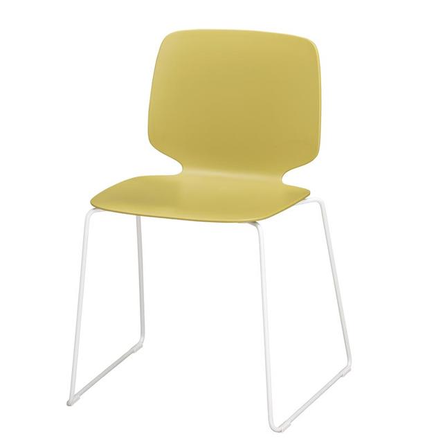 Babila Stackable Side Chair With Ski Legs