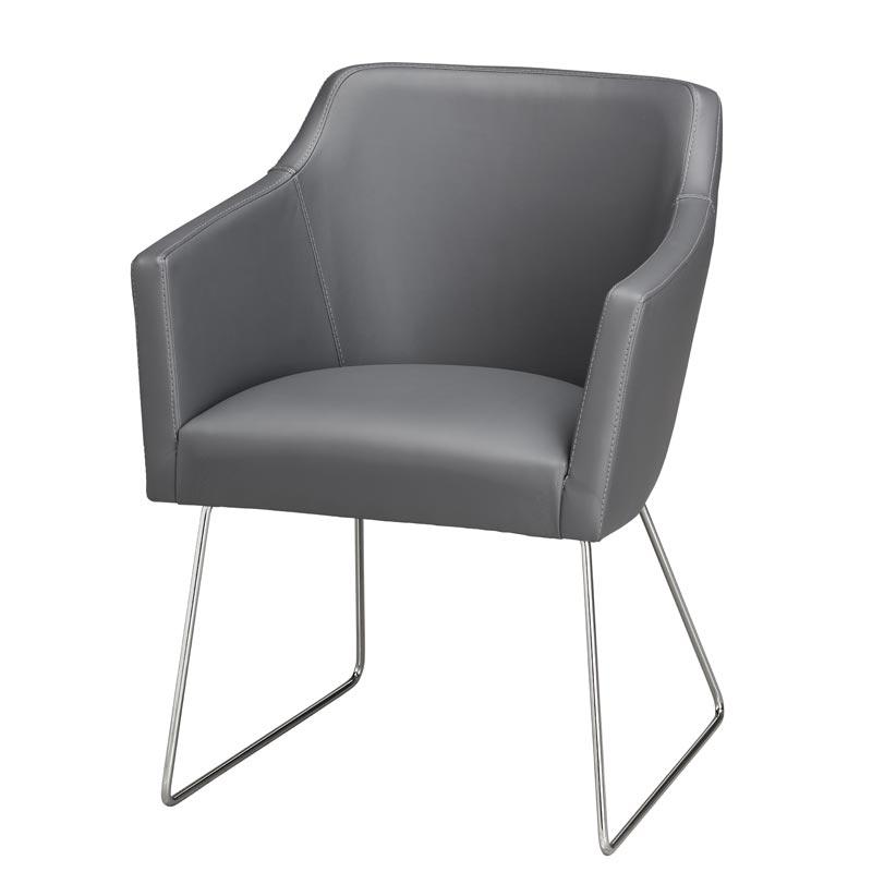 Andre armchair with ski legs Image 1