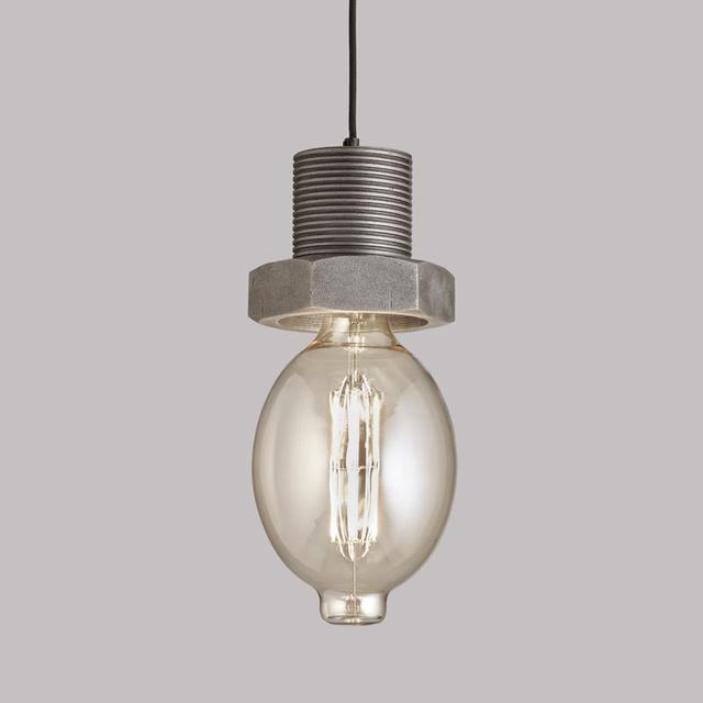 E40 Cast Aluminium Nut Single Pendant