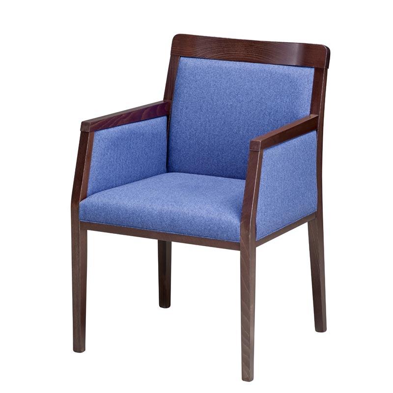 Opera armchair with upholstered sides Image 1