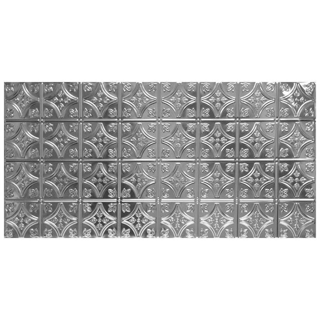 Leaf metal tile, nail fixing