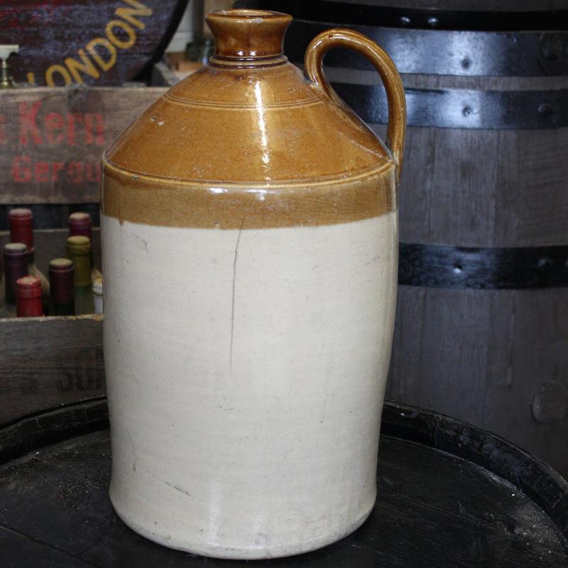 Vintage earthenware flagon Image 1