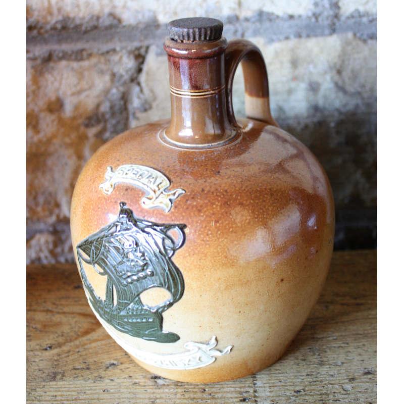 Victorian stoneware whisky jug Image 1